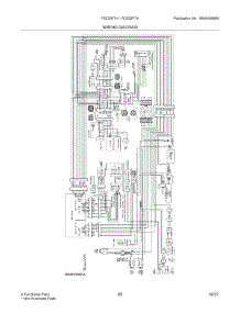 23 - Wiring Diagram parts for Frigidaire Refrigerator FSC23F7HB6 from AppliancePartsPros.com