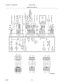 20 - Wiring Schematic parts for Frigidaire Refrigerator FSC23LR5JM2 from AppliancePartsPros.com