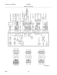 22 - Wiring Schematic parts for Frigidaire Refrigerator FSC23R5DSBF from AppliancePartsPros.com