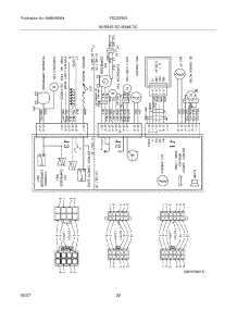22 - Wiring Schematic parts for Frigidaire Refrigerator FSC23R5DWE from AppliancePartsPros.com