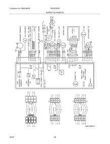 20 - Wiring Schematic parts for Frigidaire Refrigerator FSC23R5DBB from AppliancePartsPros.com