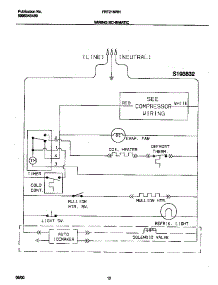 06 - Wiring Schematic parts for Frigidaire Refrigerator FRT21NRHD5 from AppliancePartsPros.com