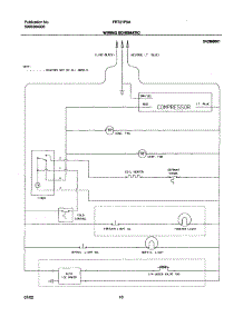 10 - Wiring Schematic parts for Frigidaire Refrigerator FRT21P5AW3 from AppliancePartsPros.com