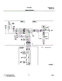11 - Wiring Diagram parts for Frigidaire Refrigerator FRT21P6CW0 from AppliancePartsPros.com