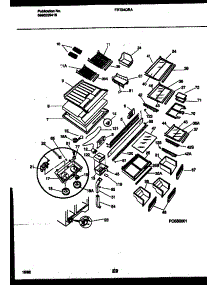 06 - Shelves And Supports parts for Frigidaire Refrigerator FRT24QRAD0 from AppliancePartsPros.com