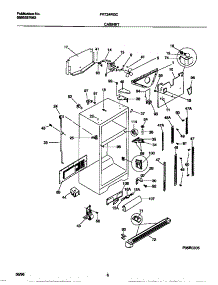 03 - Cabinet parts for Frigidaire Refrigerator FRT24RGCW3 from AppliancePartsPros.com