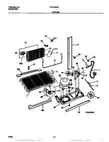05 - System parts for Frigidaire Refrigerator FRT24RGCW3 from AppliancePartsPros.com