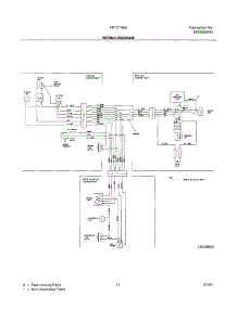 11 - Wiring Diagram parts for Frigidaire Refrigerator FRT21R6AB1 from AppliancePartsPros.com
