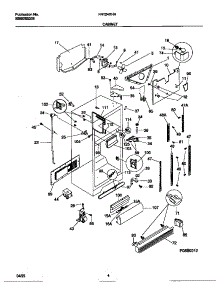 03 - Cabinet parts for Frigidaire Refrigerator FRT24XHAY2 from AppliancePartsPros.com