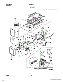 06 - Ice Maker parts for Frigidaire Refrigerator FRT26XGCB4 from AppliancePartsPros.com