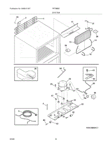 09 - System parts for Frigidaire Refrigerator FRT8B5EZ0 from AppliancePartsPros.com