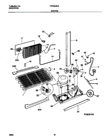 05 - System parts for Frigidaire Refrigerator FRT22INLHB3 from AppliancePartsPros.com