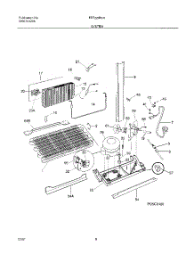 09 - System parts for Frigidaire Refrigerator FRT22IRSHB5 from AppliancePartsPros.com