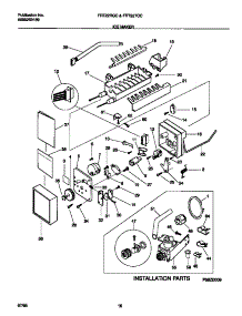 06 - Ice Maker parts for Frigidaire Refrigerator FRT22RGCW1 from AppliancePartsPros.com