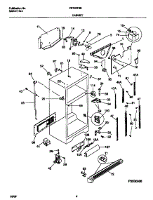 03 - Cabinet parts for Frigidaire Refrigerator FRT22TSEK3 from AppliancePartsPros.com