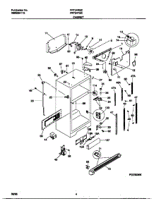 03 - Cabinet parts for Frigidaire Refrigerator FRT24RGCW2 from AppliancePartsPros.com