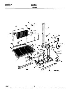 05 - System parts for Frigidaire Refrigerator FRT24RGCW2 from AppliancePartsPros.com