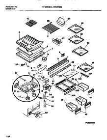 05 - Shelves, Controls, Divider, Mullion parts for Frigidaire Refrigerator FRT24NHBW1 from AppliancePartsPros.com