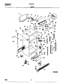 03 - Cabinet parts for Frigidaire Refrigerator FRT24TGCB3 from AppliancePartsPros.com