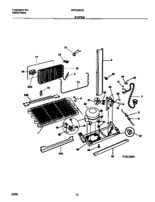 05 - System parts for Frigidaire Refrigerator FRT26XGCW1 from AppliancePartsPros.com
