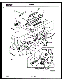 09 - Ice Maker And Installation Parts parts for Frigidaire Refrigerator FRT26XHAZ1 from AppliancePartsPros.com