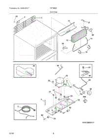 09 - System parts for Frigidaire Refrigerator FRT8B5EW9 from AppliancePartsPros.com