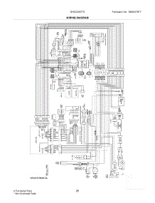 25 - Wiring Diagram parts for Frigidaire Refrigerator GHSC239TDS5 from AppliancePartsPros.com