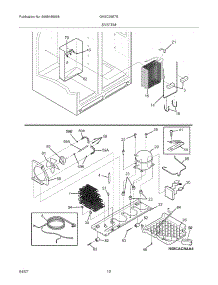 13 - System parts for Frigidaire Refrigerator GHSC39ETES2 from AppliancePartsPros.com