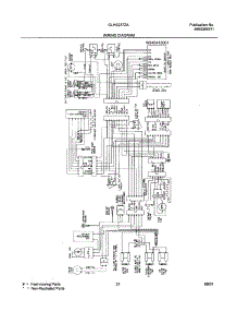 21 - Wiring Diagram parts for Frigidaire Refrigerator GLHS237ZAB1 from AppliancePartsPros.com