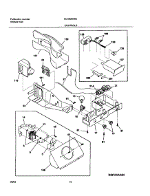 11 - Controls parts for Frigidaire Refrigerator GLHS237ZCB0 from AppliancePartsPros.com