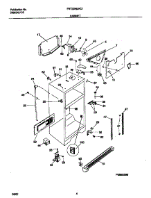 03 - Cabinet parts for Frigidaire Refrigerator FRT22INLHC1 from AppliancePartsPros.com