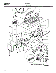 06 - Ice Maker parts for Frigidaire Refrigerator FRT21TSCD1 from AppliancePartsPros.com