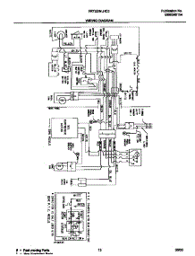 08 - Wiring Diagram parts for Frigidaire Refrigerator FRT22INLHC0 from AppliancePartsPros.com