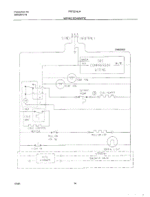 12 - Wiring Schmatic parts for Frigidaire Refrigerator FRT22INLHW5 from AppliancePartsPros.com