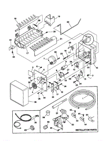 06 - Ice Maker parts for Frigidaire Refrigerator FRT22INLHC1 from AppliancePartsPros.com
