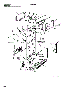 03 - Cabinet W /  Fan Assembly parts for Frigidaire Refrigerator FRT22PRAD1 from AppliancePartsPros.com