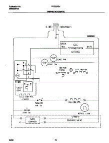 06 - Wiring Diagram parts for Frigidaire Refrigerator FRT22RGJD0 from AppliancePartsPros.com