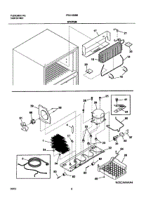 09 - System parts for Frigidaire Refrigerator FRX15BBBY0 from AppliancePartsPros.com
