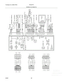 22 - Wiring Schematic parts for Frigidaire Refrigerator FSC23F7DB7 from AppliancePartsPros.com