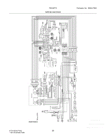23 - Wiring Diagram parts for Frigidaire Refrigerator FSC23F7DB7 from AppliancePartsPros.com