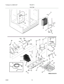 13 - System parts for Frigidaire Refrigerator FSC23F7HSB7 from AppliancePartsPros.com