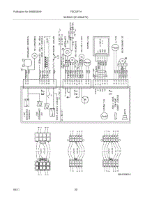 22 - Wiring Schematic parts for Frigidaire Refrigerator FSC23F7HSB3 from AppliancePartsPros.com