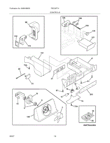11 - Controls parts for Frigidaire Refrigerator FSC23F7HW1 from AppliancePartsPros.com
