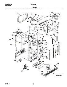 03 - Cabinet parts for Frigidaire Refrigerator FRT26XGCD1 from AppliancePartsPros.com