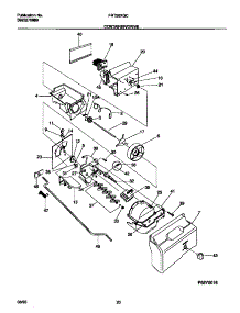 08 - Container / Drive parts for Frigidaire Refrigerator FRT26XGCD1 from AppliancePartsPros.com