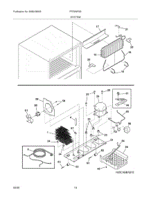 09 - System parts for Frigidaire Refrigerator FRT8WR6EZ4 from AppliancePartsPros.com