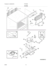 09 - System parts for Frigidaire Refrigerator FRT8IB5EQE from AppliancePartsPros.com