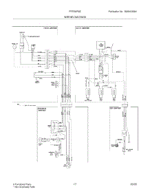 17 - Wiring Diagram parts for Frigidaire Refrigerator FRT8WR6EW0 from AppliancePartsPros.com