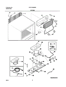 09 - System parts for Frigidaire Refrigerator FRTX18N5BW0 from AppliancePartsPros.com