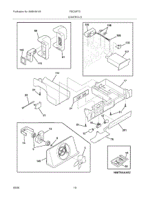 11 - Controls parts for Frigidaire Refrigerator FSC23F7DW6 from AppliancePartsPros.com